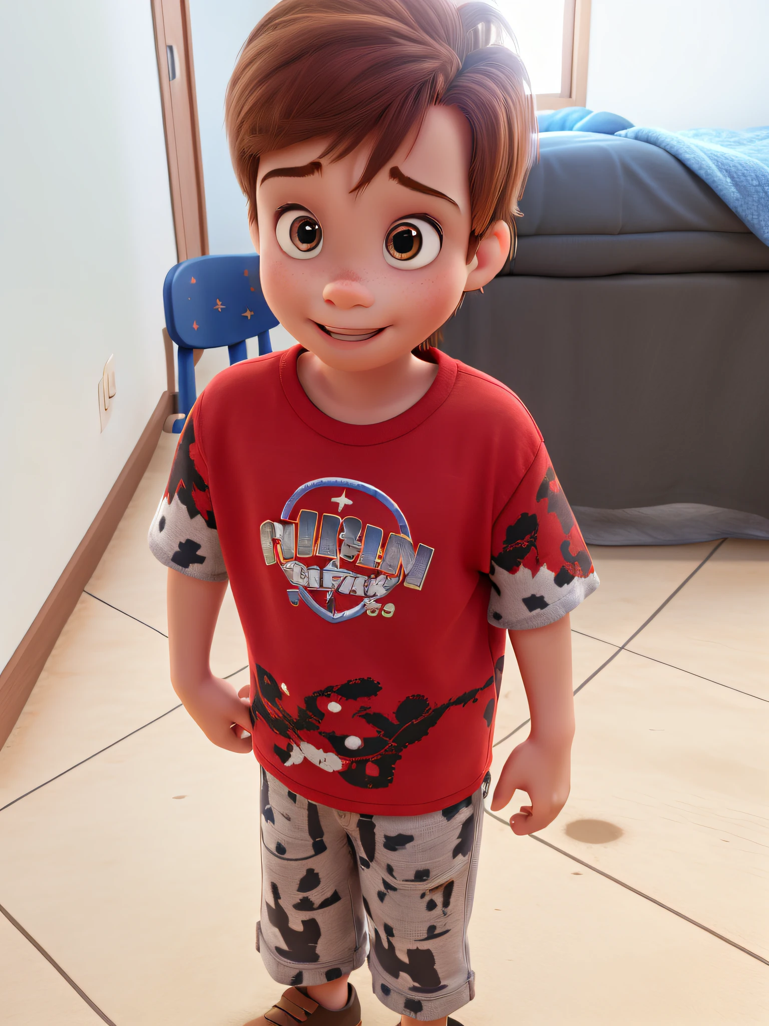 Straight Hair Pixar Style, alta qualidade, melhor qualidade