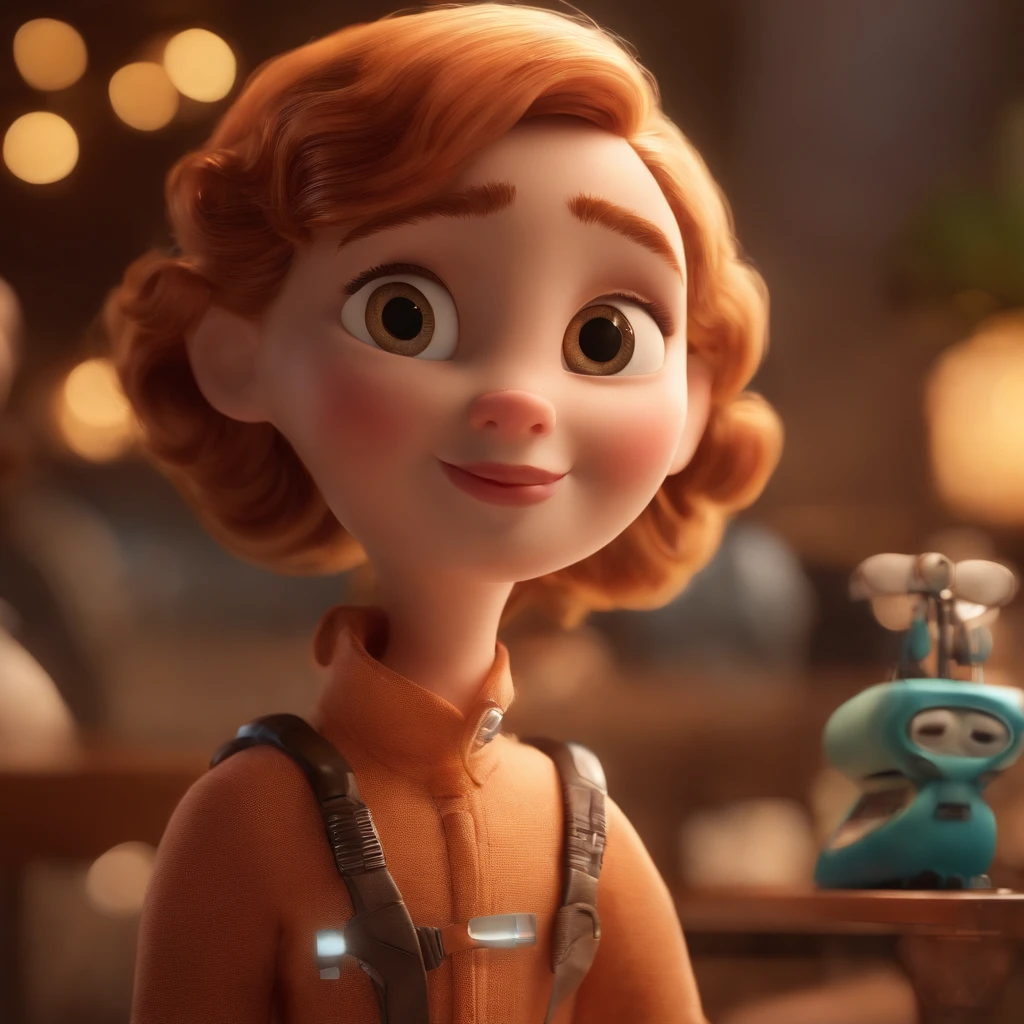 Child astronaut (best quality, 4k, 8k, Altas, master part:1.2), ultra-detalhado, (Realistic, fotorrealista, photo-realistic:1.37) cena com o estilo de arte da Pixar. The artwork should showcase a unique and mesmerizing visual experience.

No centro do quadro, There's a beautifully crafted character with exquisitely detailed skin texture, displaying a wide range of emotions on your face. The character's eyes are captivating and full of life, with long, distinctive lashes that further enhance your expressiveness. Her lips are defined and artistically crafted, adicionando ao charme geral.

The scene is created with the claymation medium, showcasing the artistry and attention to detail in character design. The visual quality of the work is of utmost importance, with an emphasis on high resolution (8k) e clareza excepcional. The scene should look like a masterpiece (obra-prima:1.2), with impeccable craftsmanship and attention to detail.

The lighting in the scene is reminiscent of cinematic lighting techniques, Casting soft, dramatic shadows that enhance the depth and realism of the artwork. O holofote ilumina suavemente o personagem, criando um contraste impressionante entre luz e sombra.

O fundo apresenta um efeito bokeh hipnotizante, com cores vibrantes que se misturam perfeitamente para criar uma atmosfera de sonho. The overall color palette should be vivid and charming, enhancing the magical ambience of the artwork.

The focus of the work is smooth and precise, Ensure that every detail is crisp and well-defined. The scene should exude an ultra-fine painting quality that shows the effort that went into creating such an inspiring piece.

This prompt aims to generate realistic and visually stunning art that captures the essence of Pixar's art style, maintaining the highest quality and attention to detail.