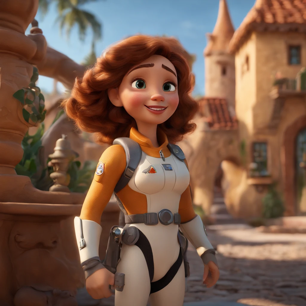 Child astronaut (best quality, 4k, 8k, Altas, master part:1.2), ultra-detalhado, (Realistic, fotorrealista, photo-realistic:1.37) cena com o estilo de arte da Pixar. The artwork should showcase a unique and mesmerizing visual experience.
No centro do quadro, There's a beautifully crafted character with exquisitely detailed skin texture, displaying a wide range of emotions on your face. The character's eyes are captivating and full of life, with long, distinctive lashes that further enhance your expressiveness. Her lips are defined and artistically crafted, adicionando ao charme geral.
The scene is created with the claymation medium, showcasing the artistry and attention to detail in character design. The visual quality of the work is of utmost importance, with an emphasis on high resolution (8k) e clareza excepcional. The scene should look like a masterpiece (obra-prima:1.2), with impeccable craftsmanship and attention to detail.
The lighting in the scene is reminiscent of cinematic lighting techniques, Casting soft, dramatic shadows that enhance the depth and realism of the artwork. O holofote ilumina suavemente o personagem, criando um contraste impressionante entre luz e sombra.
O fundo apresenta um efeito bokeh hipnotizante, com cores vibrantes que se misturam perfeitamente para criar uma atmosfera de sonho. The overall color palette should be vivid and charming, enhancing the magical ambience of the artwork.
The focus of the work is smooth and precise, Ensure that every detail is crisp and well-defined. The scene should exude an ultra-fine painting quality that shows the effort that went into creating such an inspiring piece.
This prompt aims to generate realistic and visually stunning art that captures the essence of Pixar's art style, maintaining the highest quality and attention to detail.