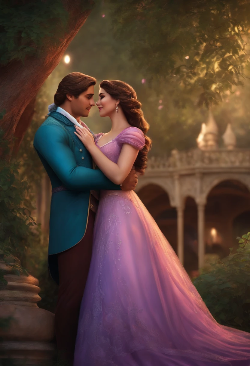 casal inspirado no desenho da disney