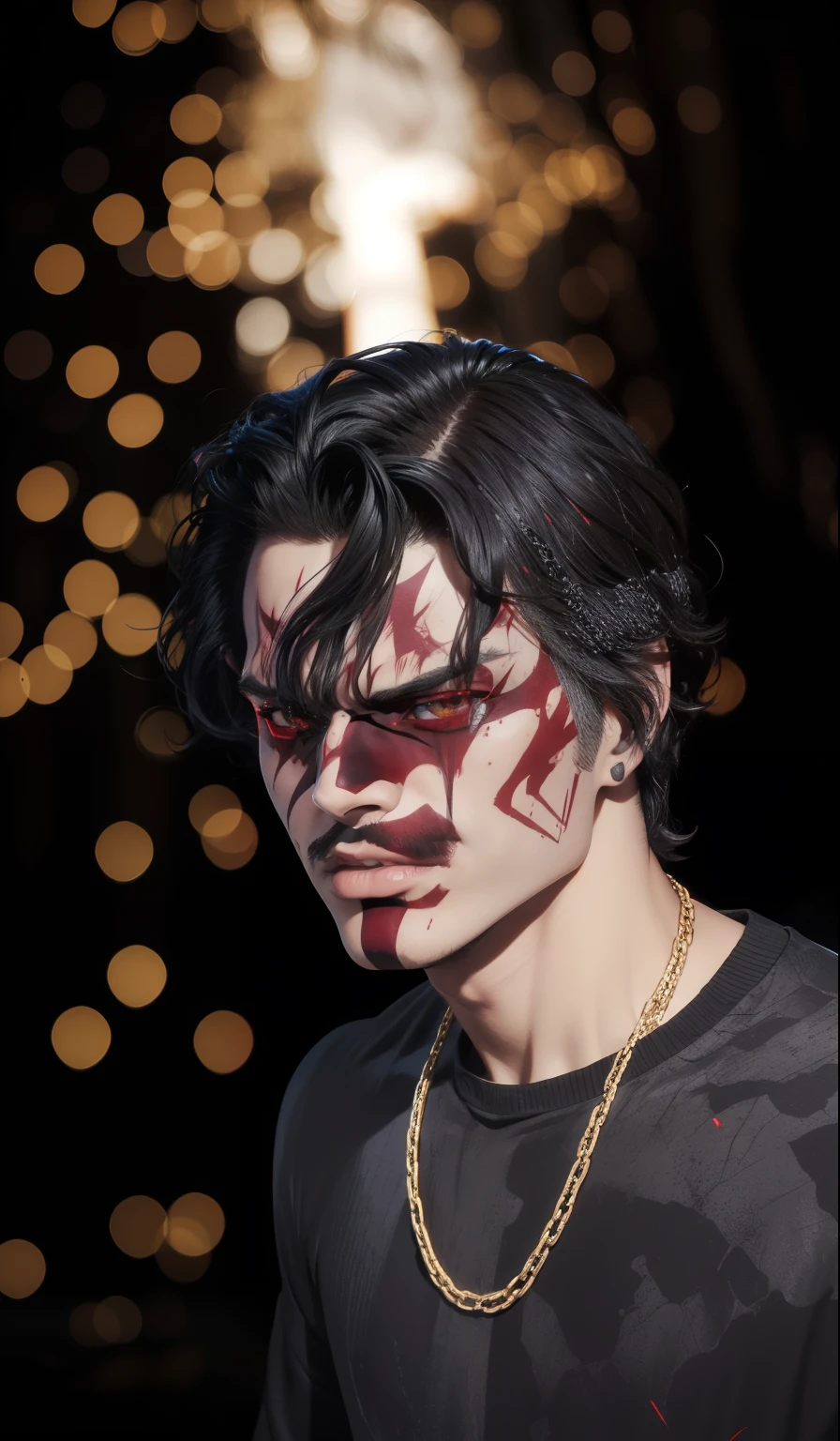 Lorde vampiro, masculino, Masterpiece, estilo anime, 8k, gargula vampiro, asas de morcego, rosto semi humano, olhos vermelhos, trousersless.