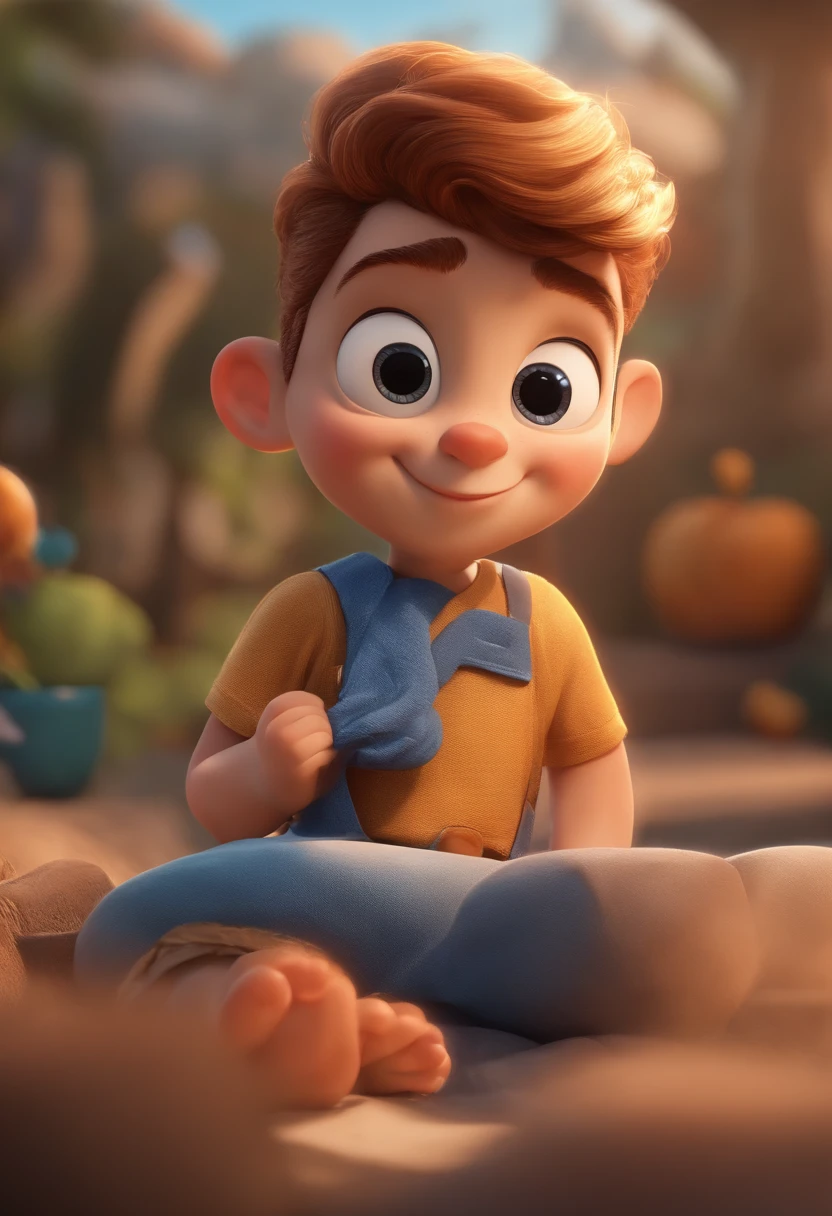 personagem dos desenhos animados de um abelha feliz e alegre, animation character, Caractere estilizado, animation style rendering, 3D estilizado, Arnold Maya render, 3 d render stylized, toon render keyshot, Personagem 3D, Personagem 3D, 3d rendering stylized, 3 d character render, personagem de desenho animado, Personagem de close up, Pose de personagem, (Estilo Pixar) (master part:1.2) (Bokeh) (best quality) (pele detalhada) (textura detalhada) (8k) (argila) (Cinematic lighting) (foco nítido