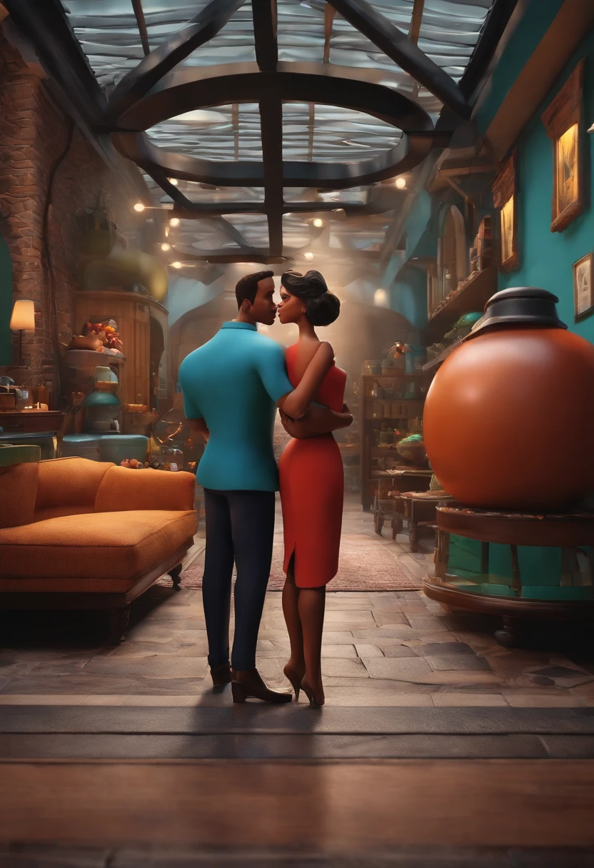 HOMEM NEGRO ESTILO DINEY PIXAR. ALTA QUALIDADE MELHOR QUALIDADE