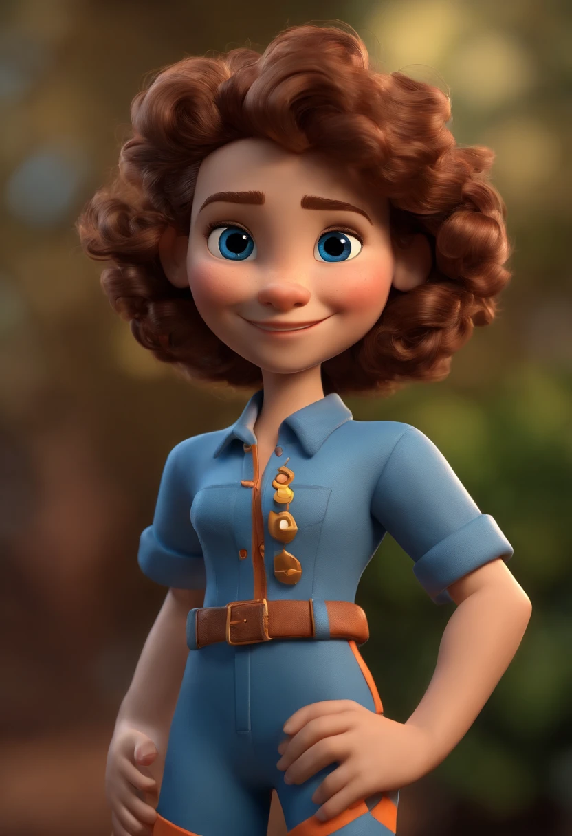 personagem dos desenhos animados de um homem e uma camisa azul, animation character, Caractere estilizado, animation style rendering, 3D estilizado, render, 3 d render stylized, toon render keyshot, Personagem 3D, Personagem 3D, 3d rendering stylized, 3 d character render, personagem de desenho animado, Personagem de close up, Pose de personagem, (Estilo Pixar) (master part:1.2) (Bokeh) (best quality) (pele detalhada) (textura detalhada) (8k) (argila) (Cinematic lighting) (foco nítido