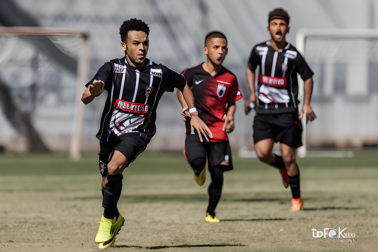 s jogando futebol em um campo com uma cerca ao fundo, desporto, fotografia edesportoiva, fotografia de edesportoe, Rapazes, mateus 9 5, sao paulo, Action shots, dedesportoivo, futebol, foco curto, Atacando, action shot, jogar futebol, Motivacional, estilo de vida, Corrida, torneio, mid - action, Directed by: Luis Marsans, neymar jr, Joel Torres