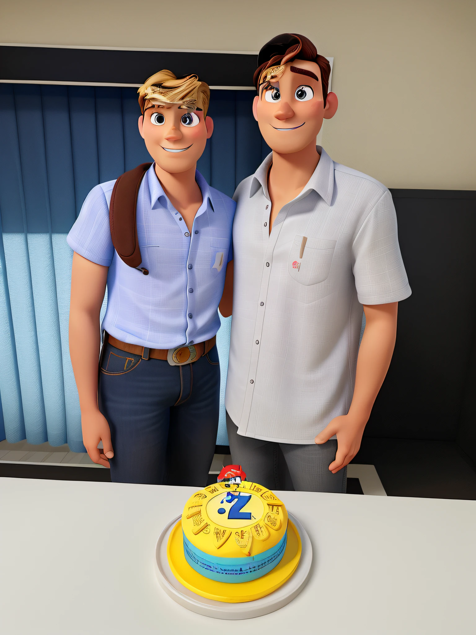 homem e mulher estilo disney pixar, melhor qualidade, alta qualidade