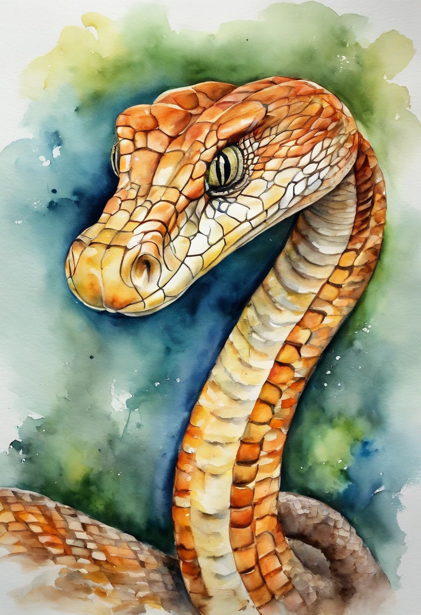 Breed a fantastic animal. Uma mistura de cobra com avestruz. Fofinho
