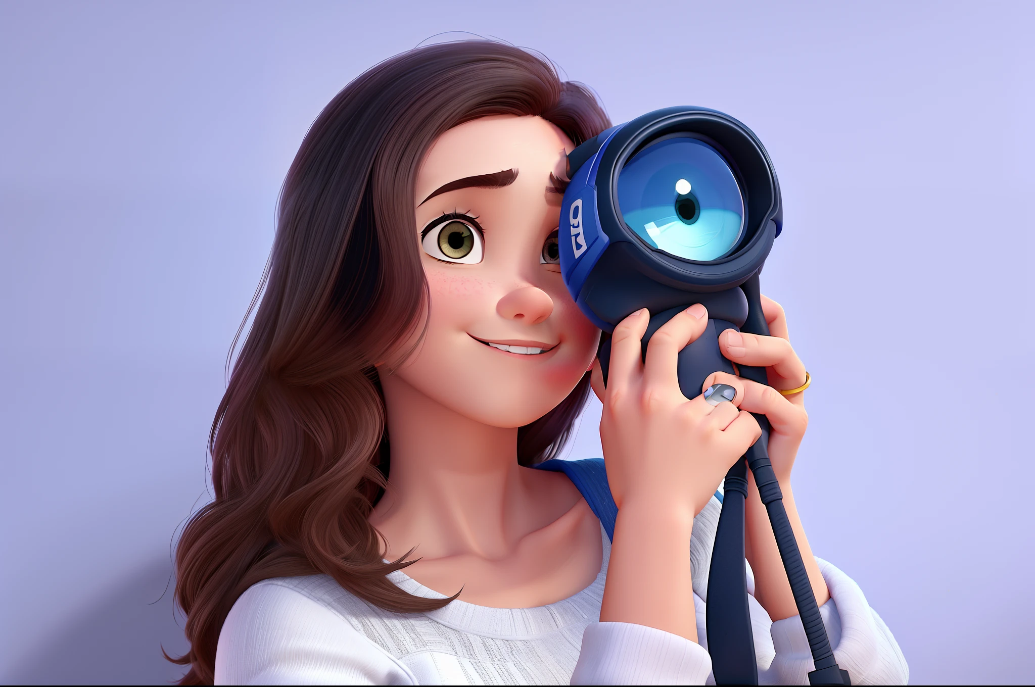 Um poster estilo pixar uma mulher estilo disney pixar alta qualidade melhor qualidade