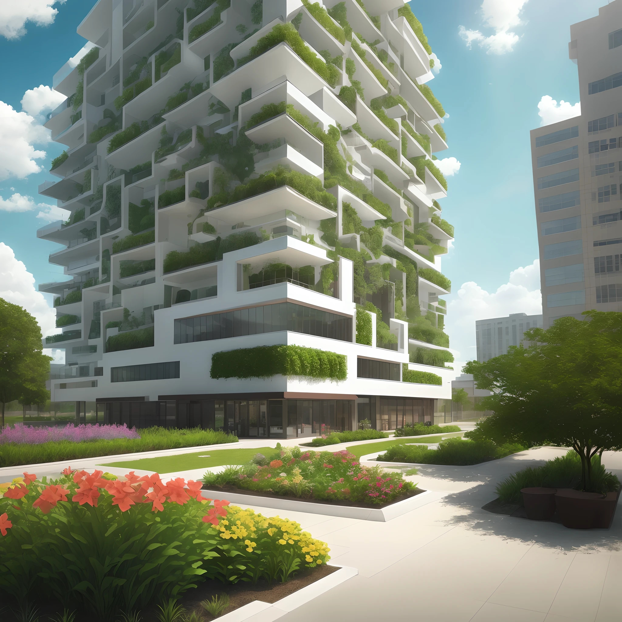 When you think of South Florida, you probably think of our warm weather and beautiful beaches. But did you know that
De
plants also play an important role in urban development through reducing excess heat, providing cleaner air, and improving the beauty and aesthetics of our city? Take a moment to think of any part of our city that does not have many plants or trees. Now, think of what this place would look like if it were a garden so beautiful that everyone in the world would want to visit. Would there be many different types of native trees and flowers? Would plants be in unconventional places, like in vertical gardens or on the roof?
How would this design be both beautiful and sustainable?