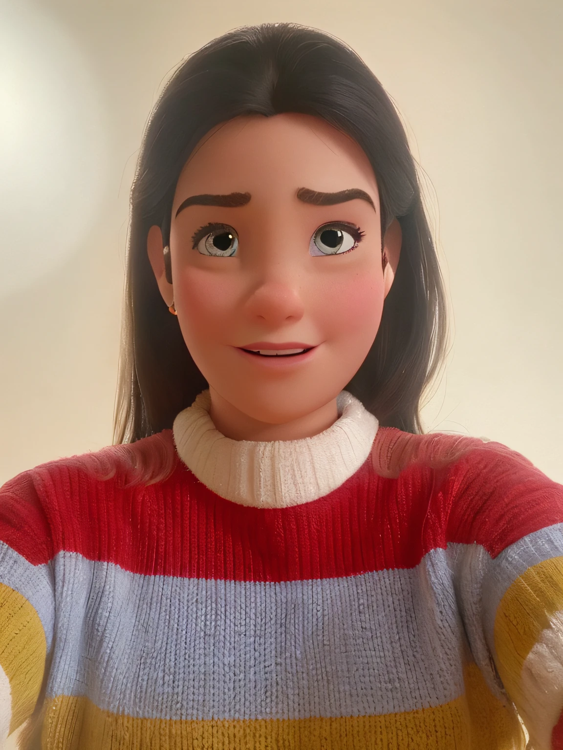 Uma mulher estilo disney pixar, alta qualidade, melhor qualidade
