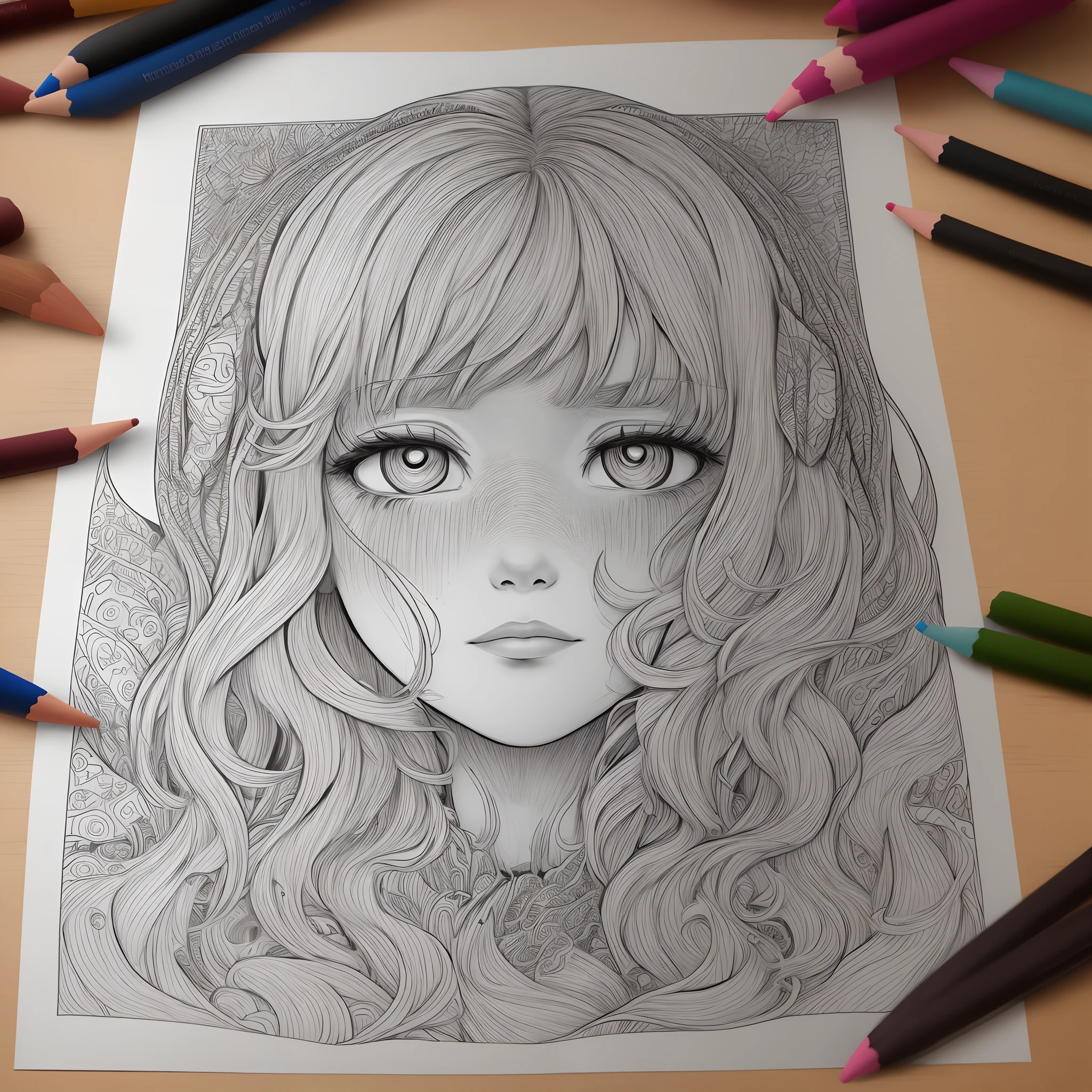Mental health coloring page