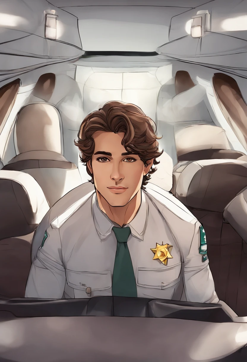 Jovem masculino 38 anos, cantor, moreno, Very short hair, Ambulance Driver, frisky