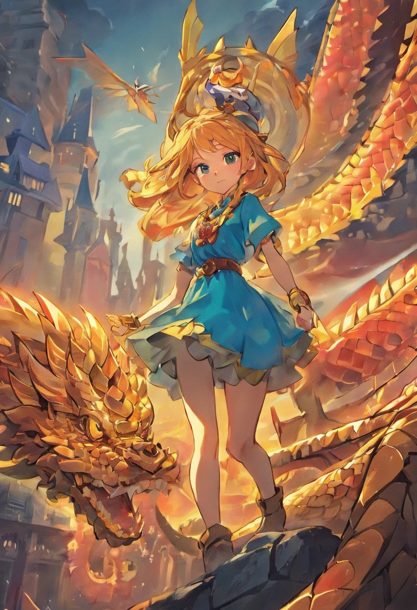 retrato da mulher, on top of a Dragon ::style cartoon, (((Front view))), Estilo Disney Pixar, Filme 3D, altamente detalhado, vivid colors (((corpo inteiro))) ::n_style realista, anime