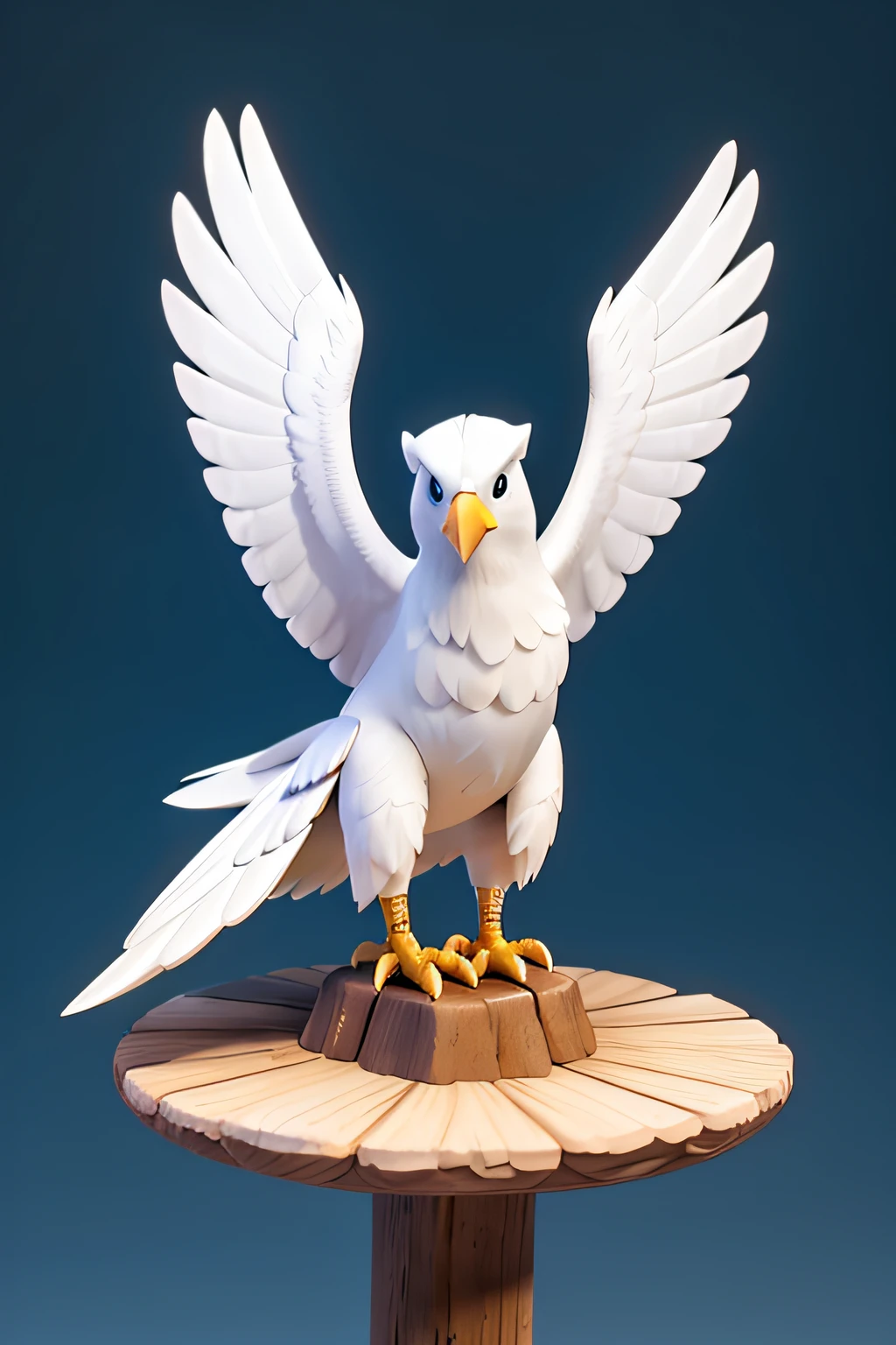 White Hawk Playing