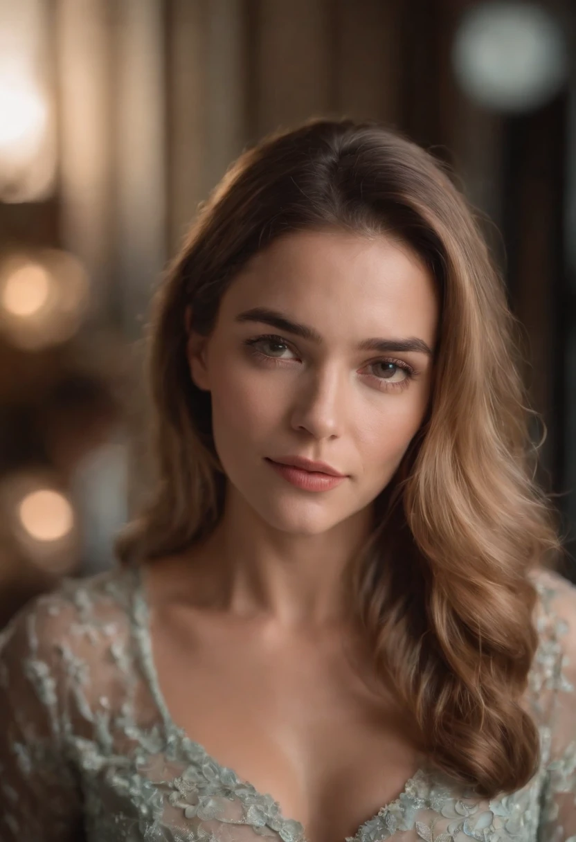 uma mulher surpresa olhando o celular