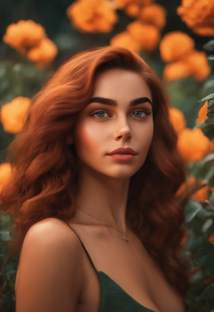 Image of a girl for a story in a YouTube video in Pixar format, she's Bianca, trabalha com marketing digital, She's outgoing, Brincalhona e levanta-se para um monte de coisas, cabelo longo e castanho