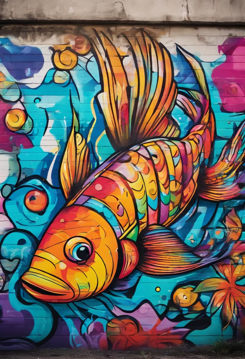 a colorful new fish in the sea