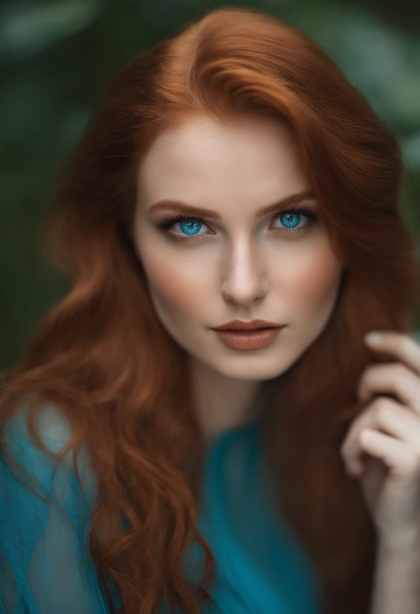 Photorealistic, Realistic, Solo, Photorealistic, Best Quality, Ultra High Resolution, Beautiful, Masterpiece, Best Quality, Extremely Detailed Face, Perfect Lighting, Best Quality, Ultra High Resolution, Photorealistic, Ultra Detailed, Masterpiece, Blue Eye Redhead, Perfect, Biting Lips,Full Body,Highly Sexy Body
