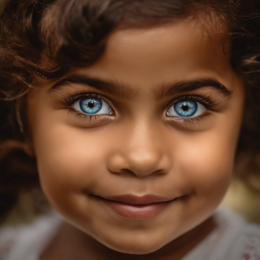 bonito de 5 anos, olhos castanhos