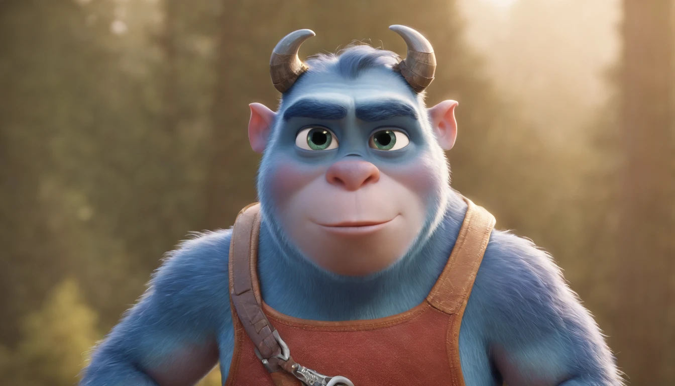 trasnforme de moto pretos e uma camisa azul, animation character, Caractere estilizado, animation style rendering, 3D estilizado, Arnold Maya render, 3 d render stylized, toon render keyshot, Personagem 3D, Personagem 3D, 3d rendering stylized, 3 d character render, personagem de desenho animado, Personagem de close up, Pose de personagem, (Estilo Pixar) (master part:1.2) (Bokeh) (melhor qualidade) (pele detalhada) (textura detalhada) (8k) (argila) (Cinematic lighting) (foco nítido