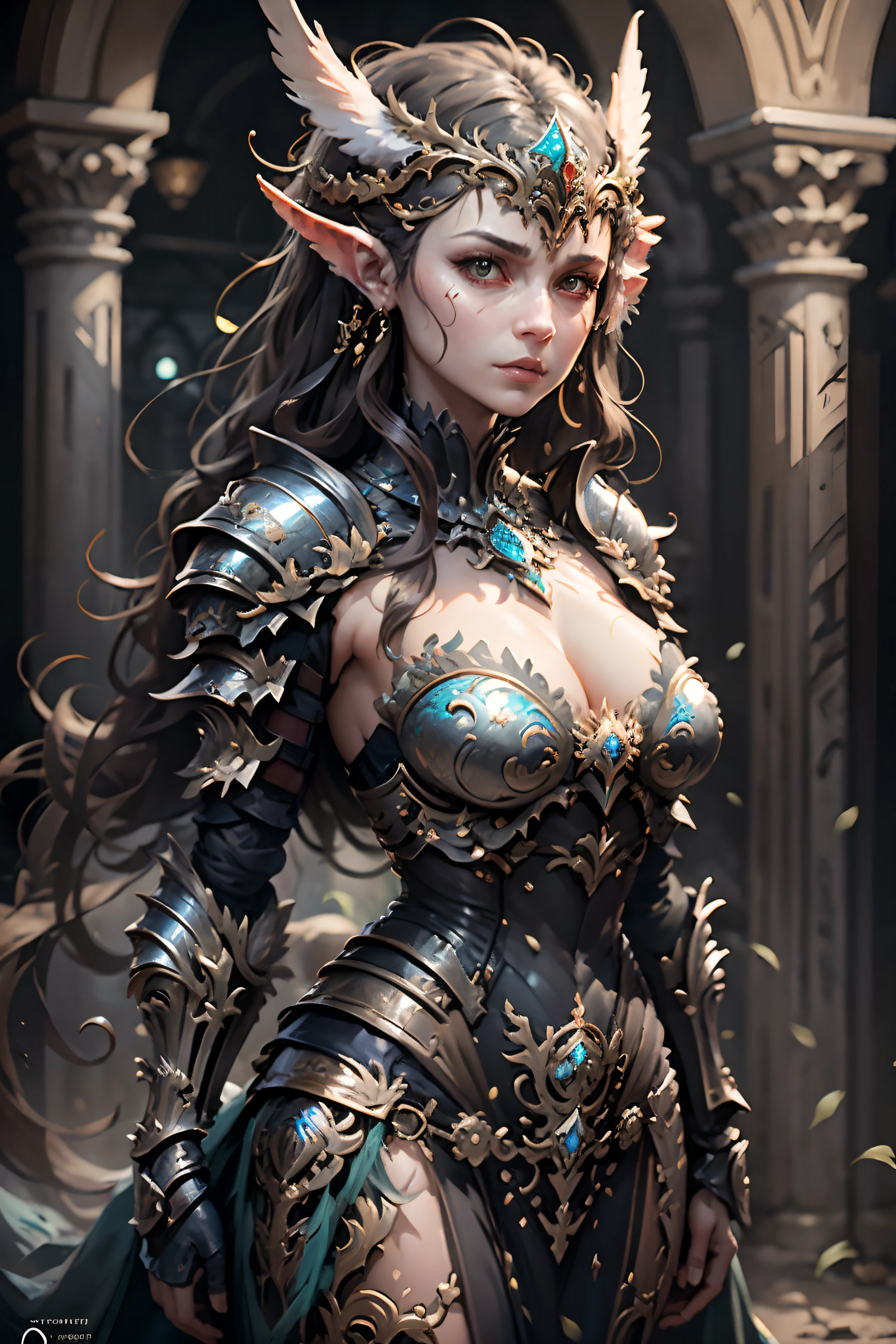 armored warrioress