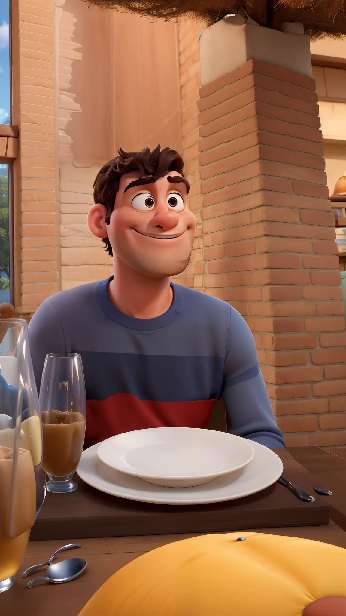 homem ruivo estilo Disney Pixar , alta qualidade , melhor qualidade