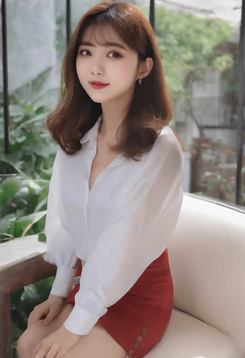 girl with、a 、14years、huge tit、Land、NaveEjection、top-quality、masterpiece、Realistic face、Short Bob、japanes、athletic field、Smart belly、Beautiful face