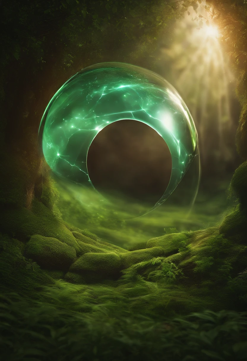 Please create a high-quality digital image that prominently features a message bubble in the center. The message bubble should contain the text 'And Pix, still nothing,' written in green, with clear and legible letters. The rest of the image should be meticulously detailed, with lighting that enhances the message bubble.