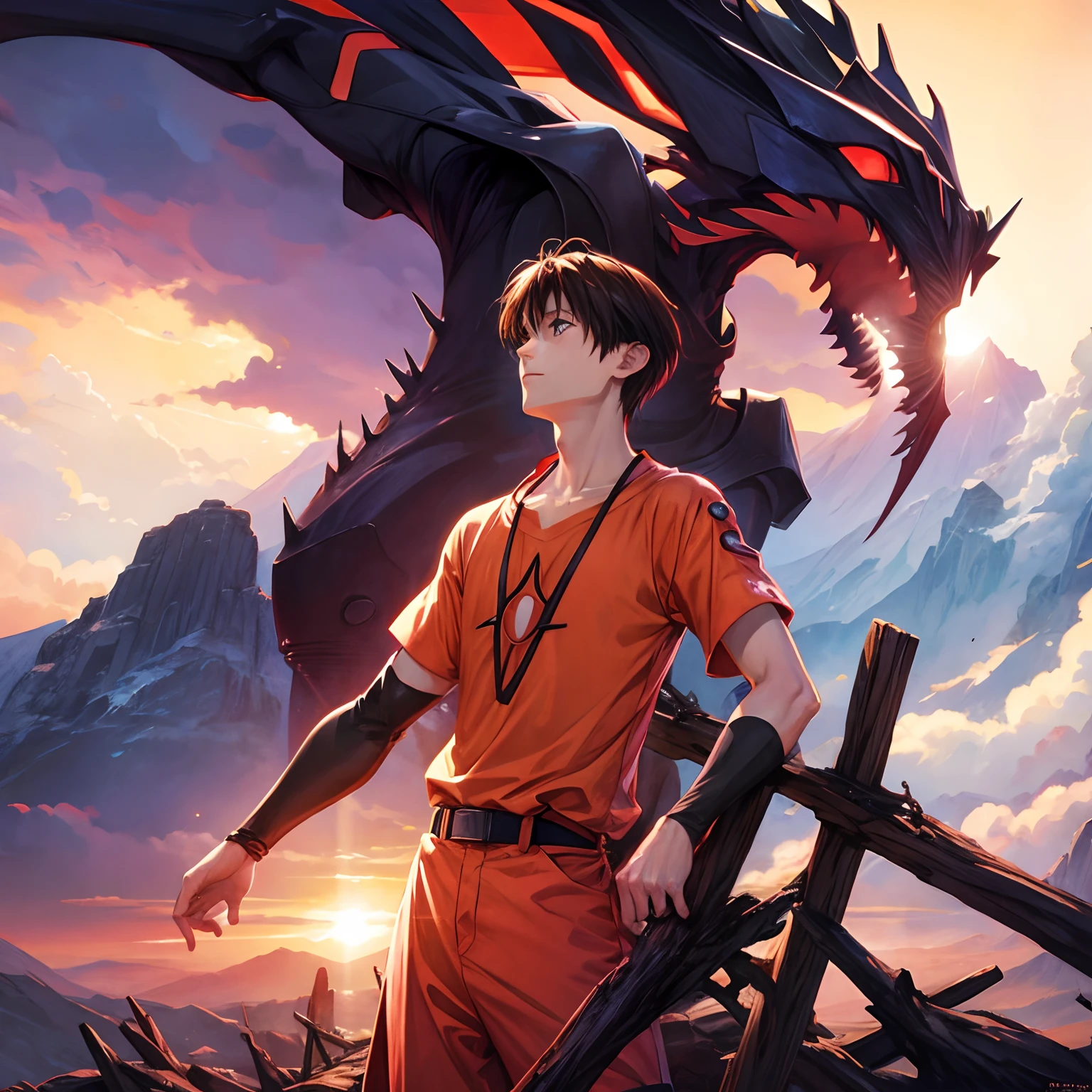anime Evangelion in lotr style