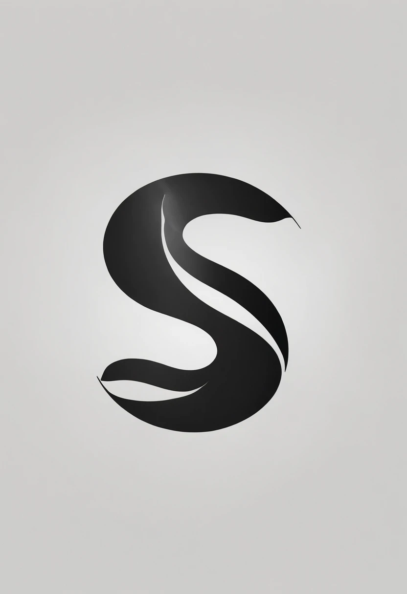 a minimalist logo with the letter S for a fitness company that sells e-books, gym clothes and accessories