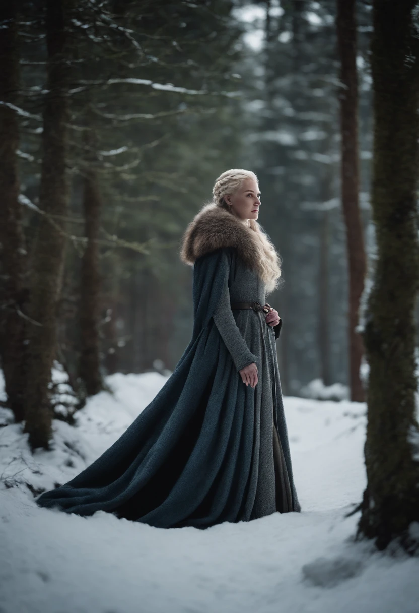 Ewe Hanson in Game of Thrones as a Stark Lady