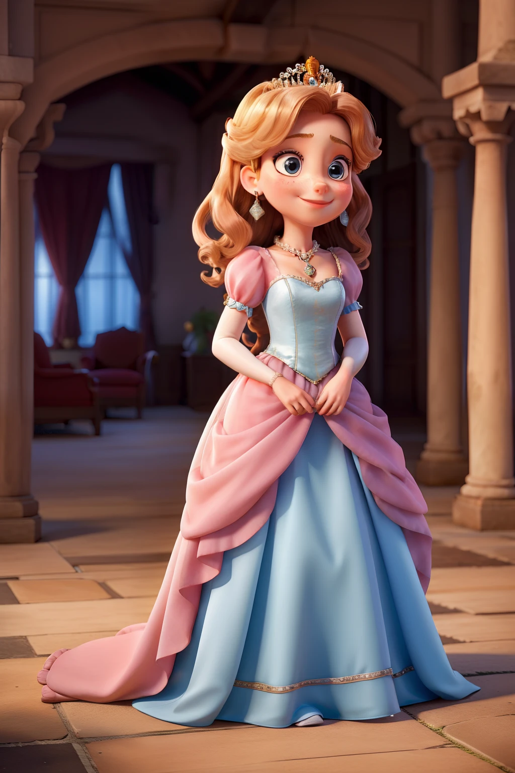 A princess with her prince