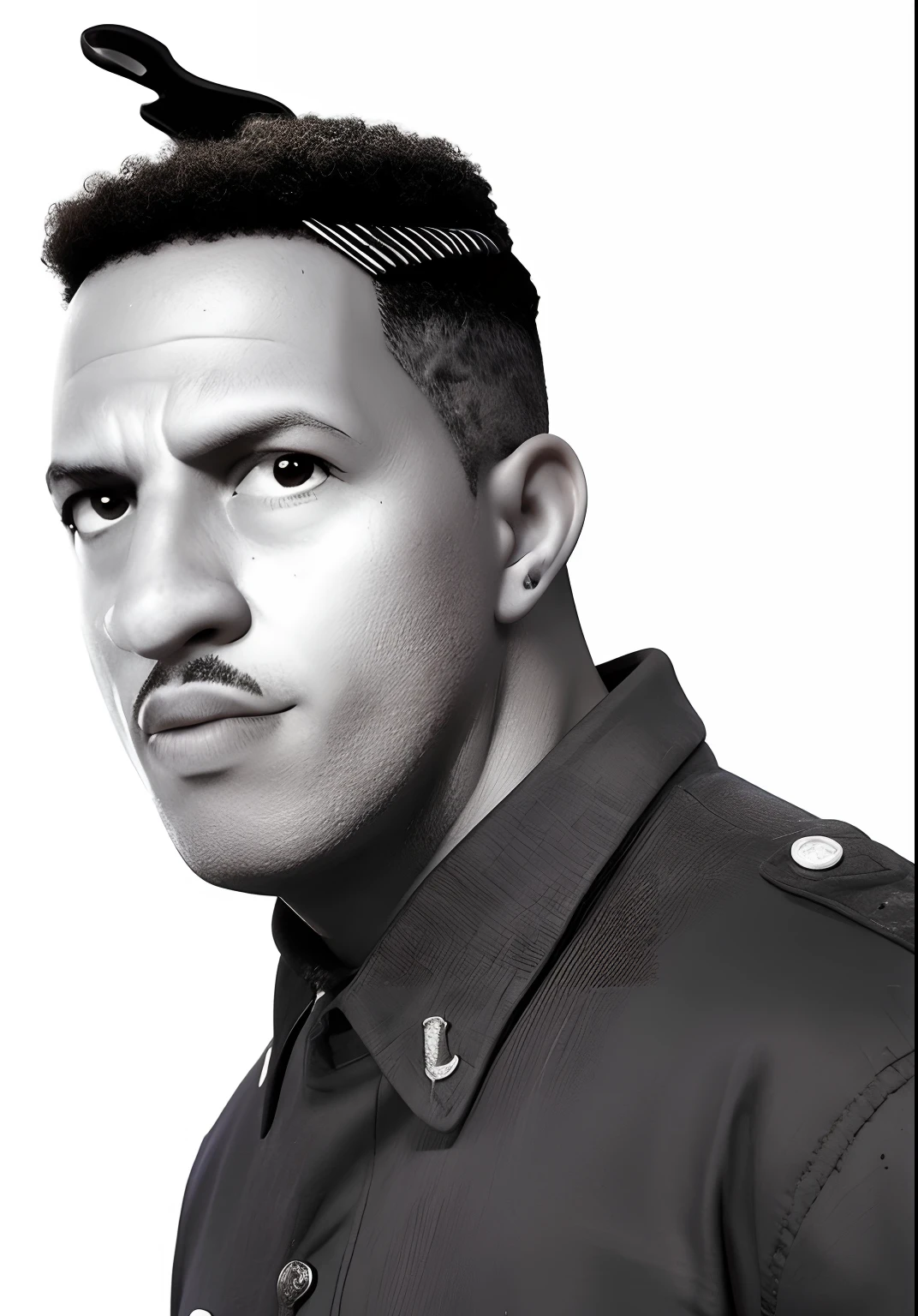 Mano Brown estilo Pixar realista, melhor qualidade