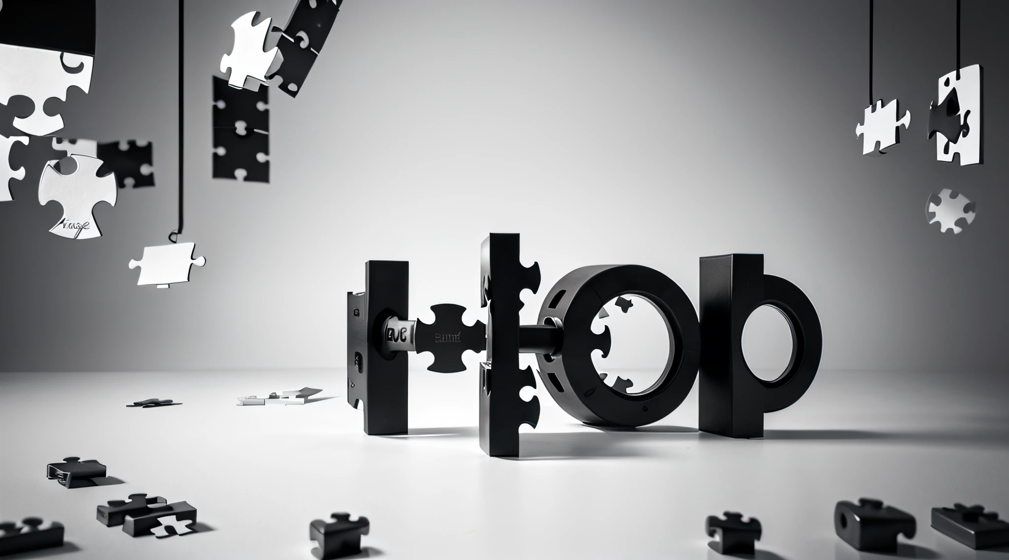 An abstract symbol representing feedback, perhaps depicted as a puzzle coming together