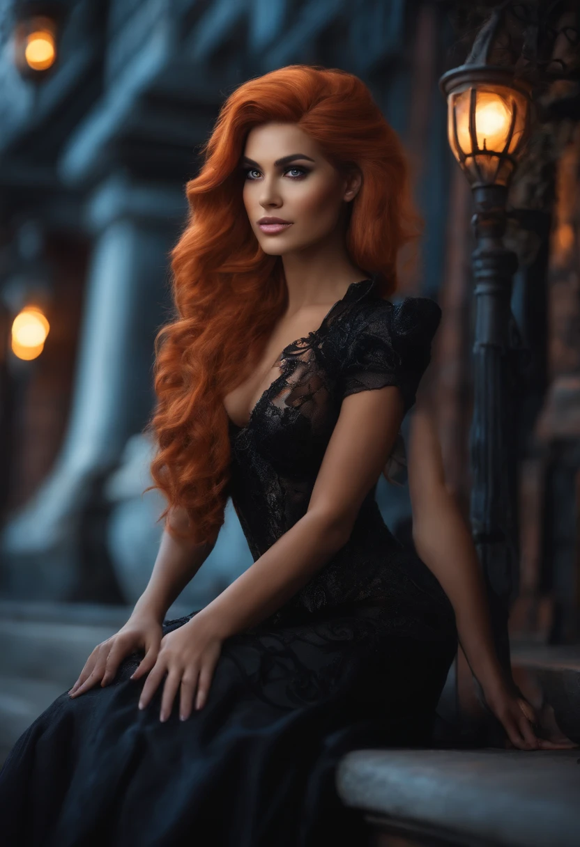 poste inspirado Disney pixer em 3d com mulher de cabelo cacheado preto e mechas loiro de no halloween fantasia de Arlequina