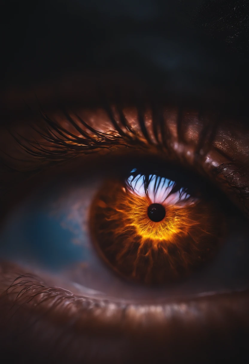 best quality,4k,8k,highres,masterpiece:1.2,ultra-detailed,realistic:1.37,glowing light eyes,biomechanical,eerie,creepy,nightmarish,very bright colors,light particles,with light glowing,mshiff,wallpaper art,UHD wallpaper