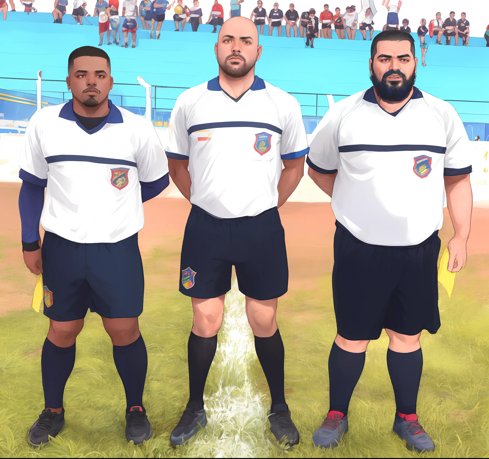Three men in football uniforms standing next to each other on a field, a partir da esquerda, album photo, R - MK, Foto DSRL, especial, Ronaldo Nazario Fenomeno, Ronaldo Luis Nazario de Lima, Ronaldo Luis Nazario da Lima, retro 9 0 s, SC-FI, octa 8k |, adreas rocha, guarda