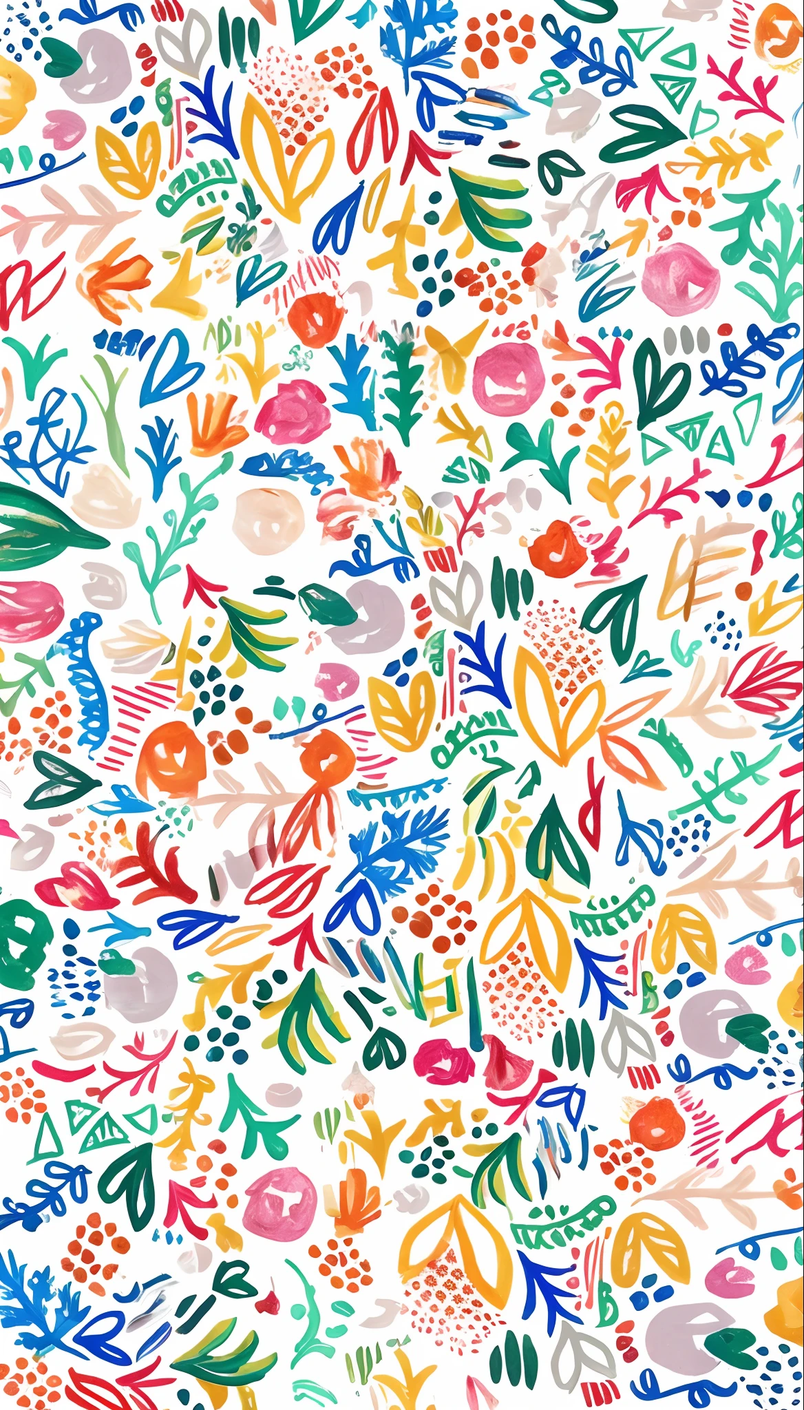 A colorful floral pattern on a white background, flores florais coloridas, Rainbow botanical scenery, colorido intrincado, aquarela vibrante e divertida, floral explosion, summer color pattern, papel de parede floral, plantas por todo o lado, cheio de cor w 1024, floral painted backdrop, floral pattern, garden flowers pattern, inspirado em Pacita Abad, full-colour illustration