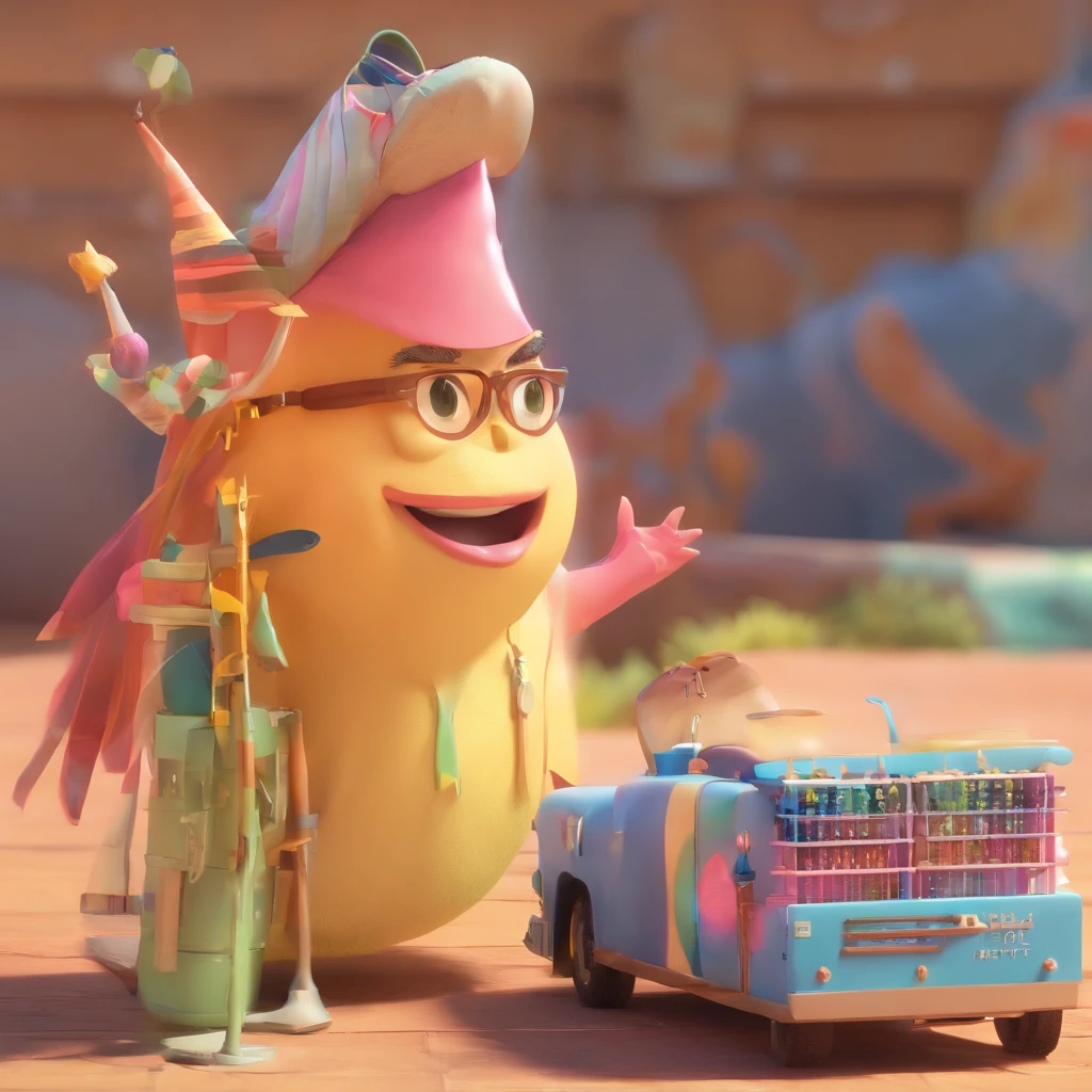 Duas mulheres lindas, estilo pixar