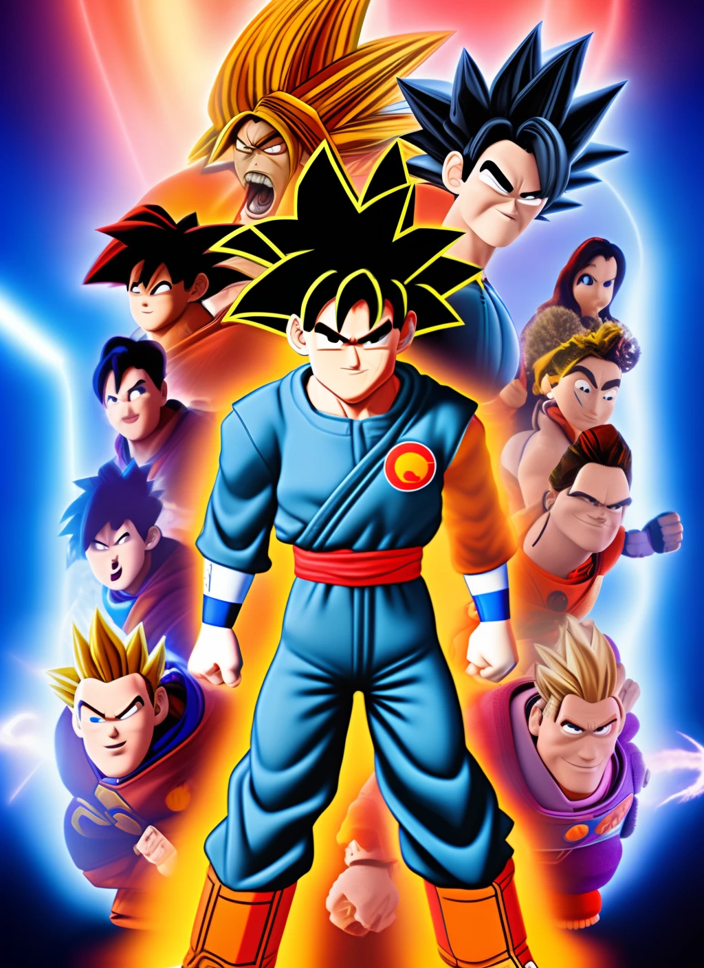 NO ESTILO PIXAR GOKU