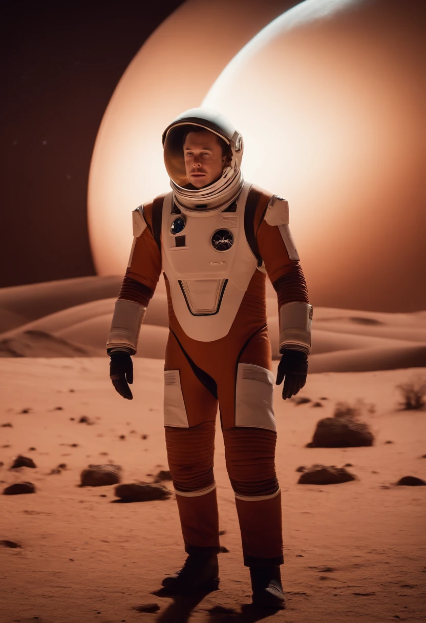 elon musk arriving on mars