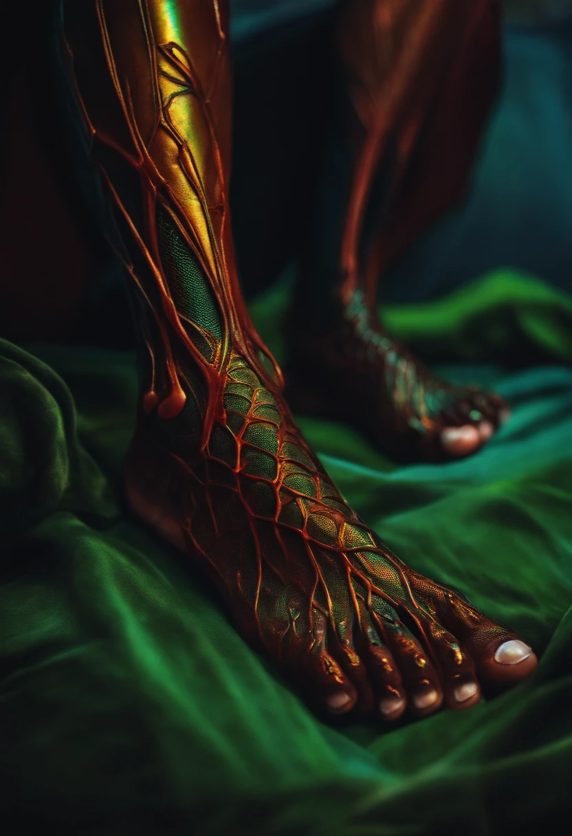 Symbiote boy feet