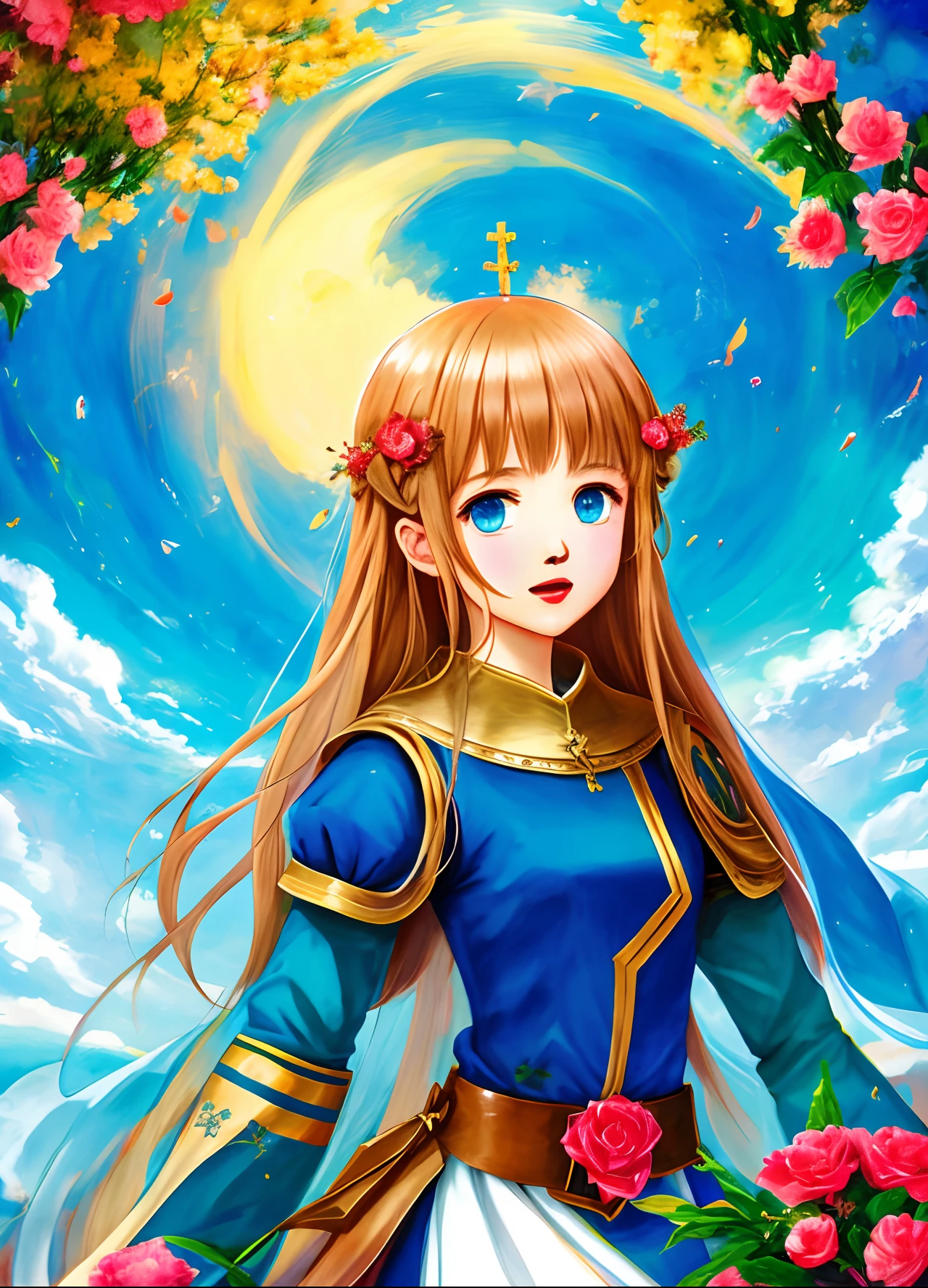 Saint a girl、sister、Anime style