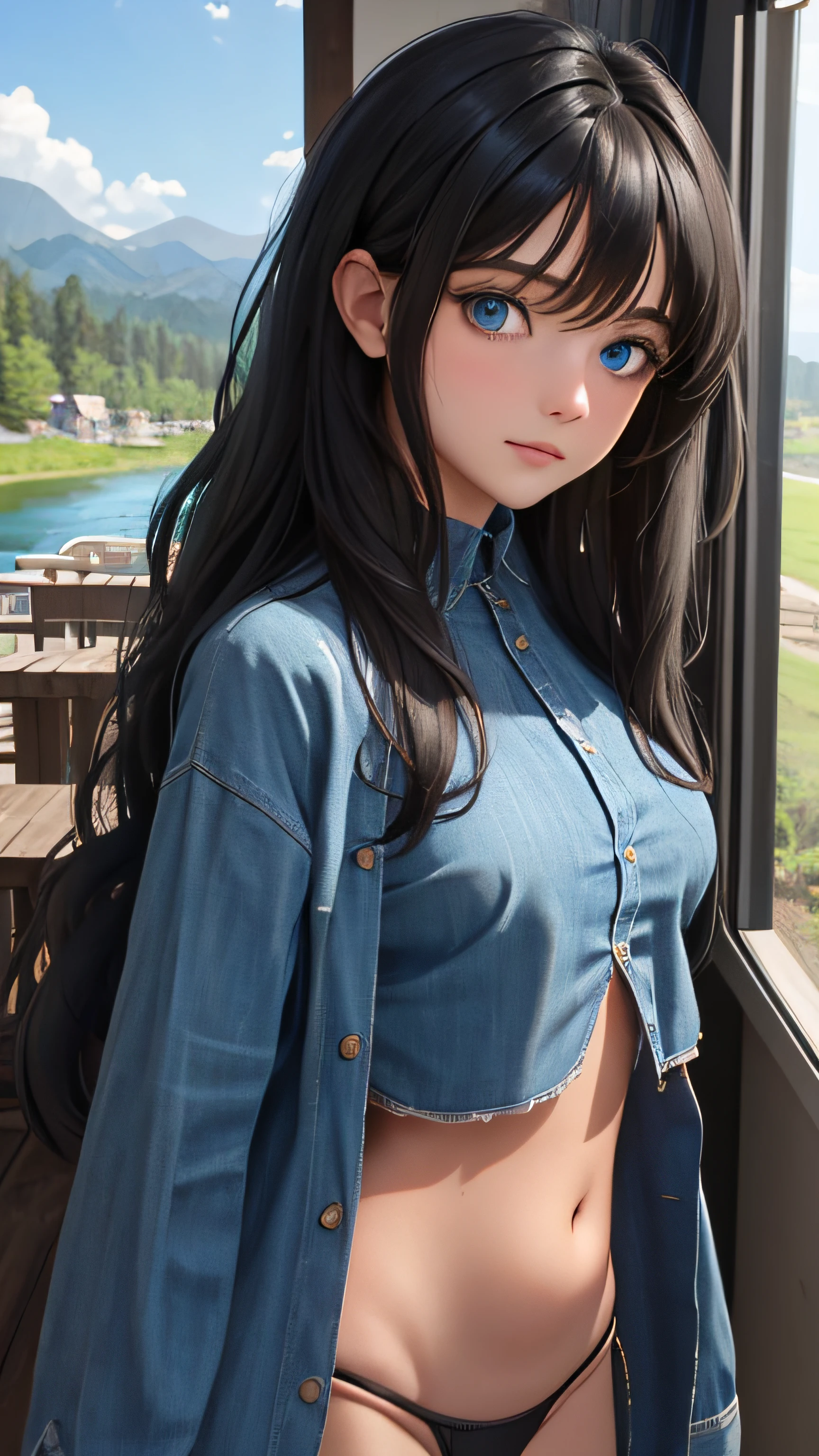(masterpiece),
(best quality),
looking at viewer,
(wavy hair:0.9),
1girl,
{day|night|dwan},
{blue eyes|light blue eyes},
{black hair|dark brown hair|dark hair},
{long hair|medium hair|short hair},
{cinema|town|grass|mountain|river|indoors|outdoors},
{upper body|cowboy shot},
{medium brest|large breasts|small breasts},
