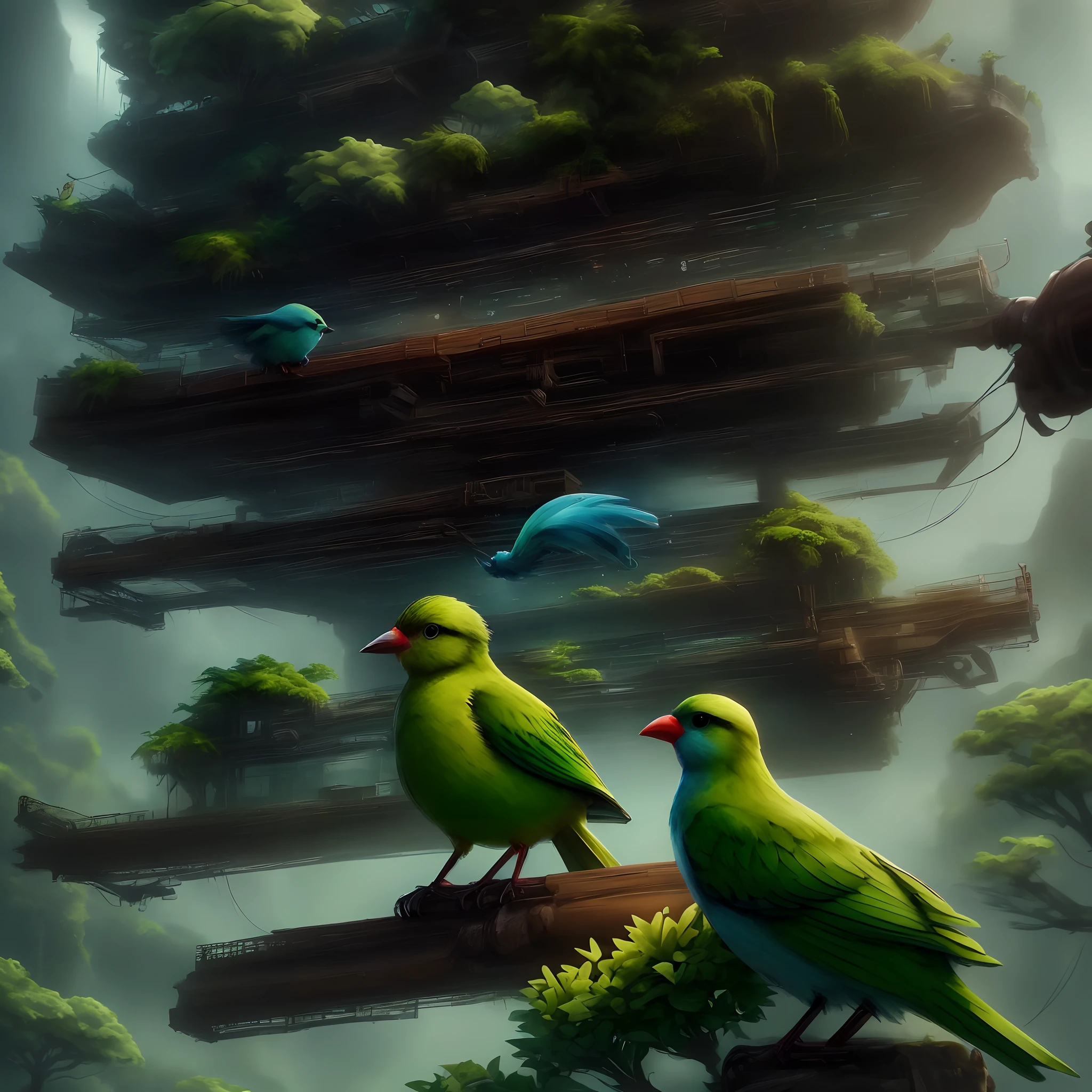 The little green bird connects data science experts with business professionals who want to learn about data, and each of them becomes special.、The feeling of unleashing creativity