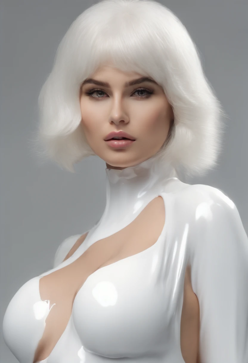 1girl, cabelos longos carmesim, olhos prateados, totalmente nua, quarto, peito grande e macio, pelada, peitos enormes, with a white, thick liquid over the whole body, suada, pelada, no-bra, sem calcinha, realisitic、qualidade superior、1 menina、Orelhas de gato、Nurse Cap,Cabelo rosa ,short hair,cabelos ondulados,Saliva,seios grandes 、todos os quatro,profesional lighting, sexy, sem roupa, sem calcinha, no-bra, (with a white, thick liquid over the whole body: 2.0) foto de todo o corpo