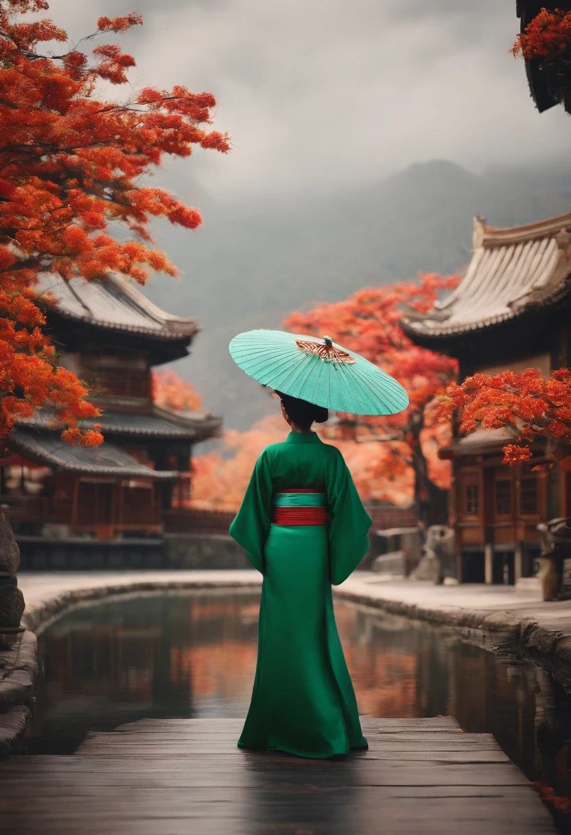 Criar um personagem no estilo pixar com kimono