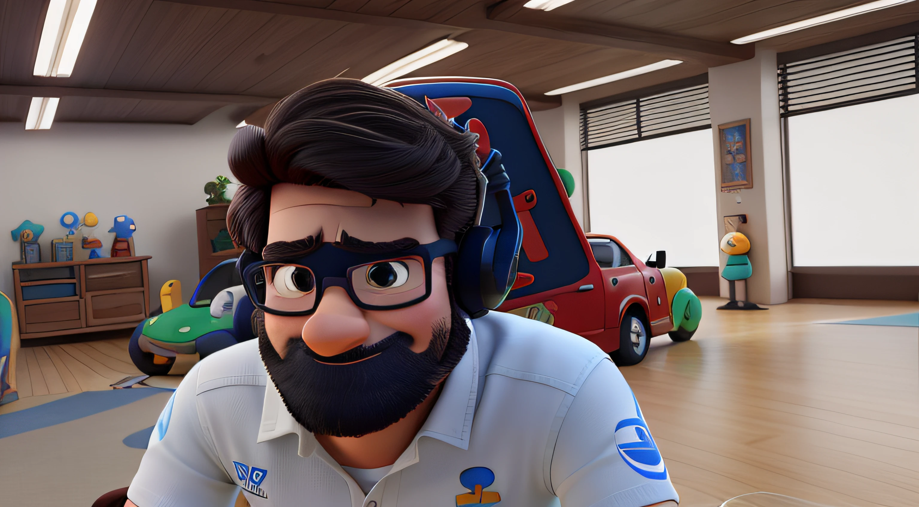 um homem estilo pixar alta qualidade melhor qualidade