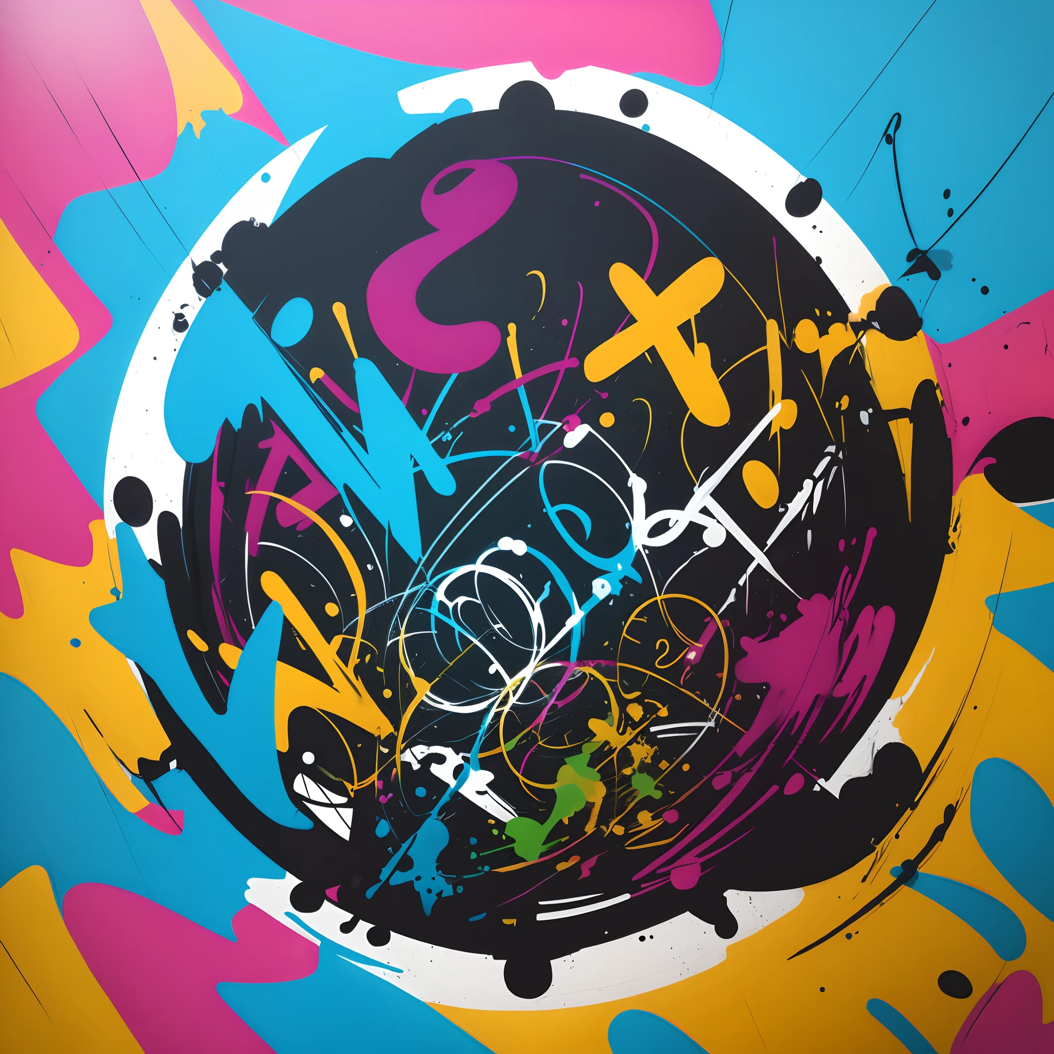 Graffiti Style Style Circle