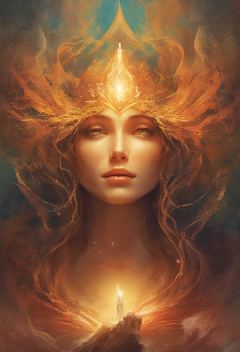 Depict face emerging from the shadows, magazine cover, poster art